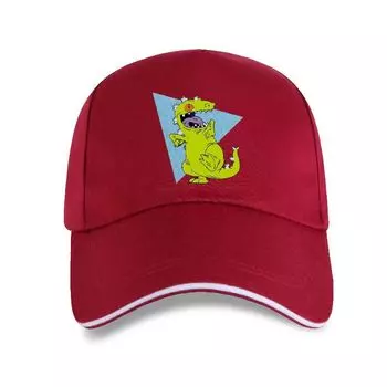 Новая кепка, бейсболка Reptar, большой размер, Reptar, динозавр, T Rex, мультяшный зеленый ностальгический ностальгический анимированный 90-х годов