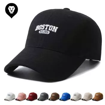 Новая кепка мужская бейсболка с мягким верхом, показывающая лицо, маленькая шляпа с вышитыми буквами, модный бренд, летний козырек для женщин Adjustable чёрный