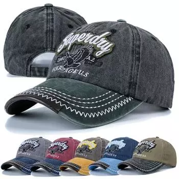 Новая кепка унисекс, бейсболка из стираного хлопка с вышивкой Superday, уличная повседневная бейсболка в тон, одинаковые по цвету шапки для женщин и мужчин, затеняющая кепка 55cm-60cm