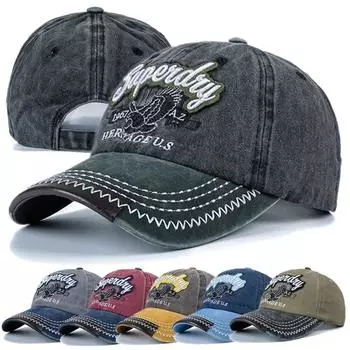 Новая кепка унисекс, бейсболка из стираного хлопка с вышивкой Superday, уличная повседневная бейсболка в тон, одинаковые по цвету шапки для женщин и мужчин, затеняющая кепка 55cm-60cm красный/темно-синий