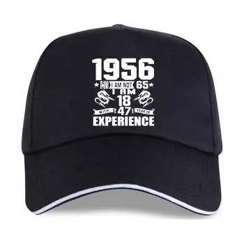 новая кепка, забавная, сделанная в 1956 году, подарок на 65-й день рождения, принт, шутка, 65 лет, потрясающая бейсболка для мужа, повседневная бейсболка, хлопковая унисекс