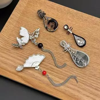 Новая китайская брошь в виде бабочки в стиле пипа-фан, в национальном стиле, женские высококачественные ханьфу-чонсамы, изысканные аксессуары