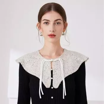 Новая китайская накидка-шаль универсальна и многофункциональна с фальшивым воротником