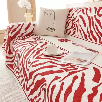 Новая китайская свадебная серия SLEEMON, полотенце для дивана, вафельный чехол для дивана, пылезащитный чехол для свадебной комнаты, ткань 180*130cm