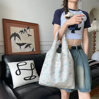 Новая китайская жаккардовая сумка-бабочка через плечо женская новая сумка подмышкой модная сумка-тоут большой емкости