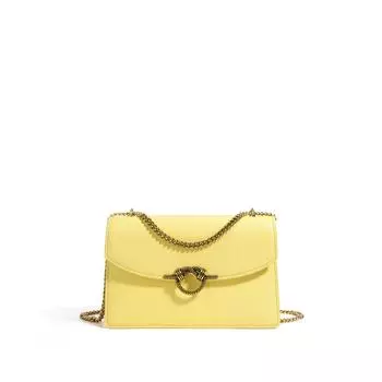 Новая классическая маленькая квадратная сумка из натуральной кожи для ранней весны, простая универсальная сумка для поездок на работу, женская сумка через плечо с цепочкой