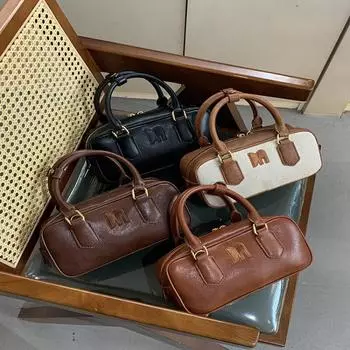 Новая классическая женская сумка для боулинга, дизайнерская модная повседневная сумка, роскошный бренд, универсальная многофункциональная сумка Boston