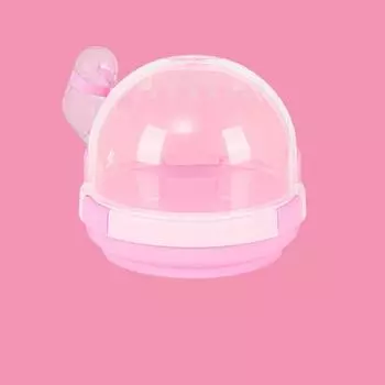 Новая клетка для путешествий, сохраняющая тепло, домик для морской свинки, клетка для грызунов и хомяков, переноска для мелких животных, мини-клетка для домашних животных розовый