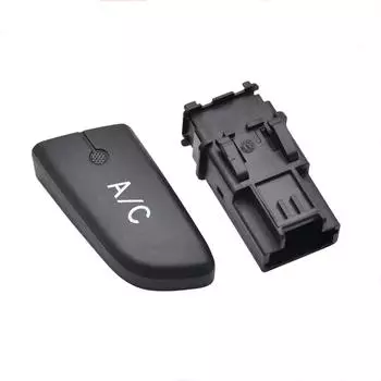 Новая кнопка переключателя переменного тока для кондиционера с крышкой 6554KX Кнопка переключателя кондиционера, подходящая для Citroen C1 2005-2014, Стайлинг автомобиля