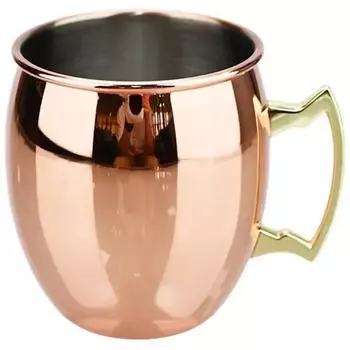 Новая коктейльная винная кружка Московский мул кружка из нержавеющей стали с кованым медным покрытием пивная кружка кофейная барная посуда для напитков на Рамадан 550ML