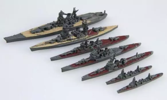 Новая коллекционная серия военно-морской порт SPOT Военно-морской порт Куре в этом уголке мира Пластиковая модель 1/3000 № 1 Вер.