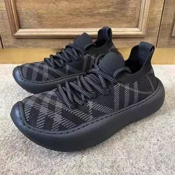 новая коллекция мужская летняя удобная дышащая спортивная обувь стильные вязаные кроссовки повседневная обувь для скейтборда на шнуровке мужские слипоны 39