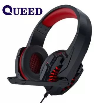 Новая компьютерная игровая гарнитура с креплением на голове игровая гарнитура с подсветкой RGB