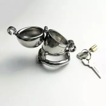 Новая конструкция замков из нержавеющей стали, клетка целомудрия 40mm