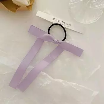 Новая корейская лента-бант для волос, женская милая универсальная резинка для волос с бантом, резинка для хвостика, аксессуары для волос
