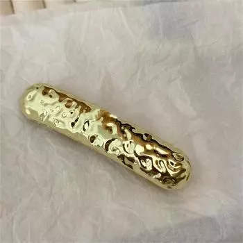 Новая корейская стильная гладкая металлическая толстая заколка-автомат для длинных волос, пружинная заколка, куполообразная резинка для хвоста, фиксатор для хвоста, женские аксессуары для волос