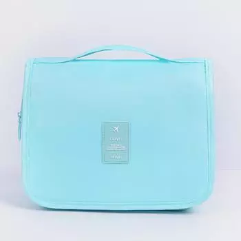 Новая корейская водонепроницаемая маленькая сумка для путешествий, сумка для хранения большой емкости, портативная деловая поездка, портативная сумка для мытья и макияжа с крючком бежевый