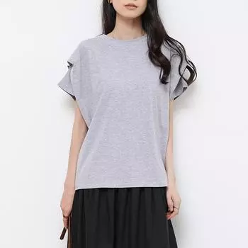 Новая корейская женская футболка высокого качества, летняя, из чистого хлопка, однотонная, свободная, повседневная, рукав летучая мышь, короткие рукава M