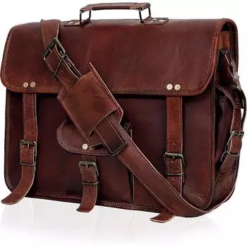 Новая кожаная сумка-мессенджер, кожаная сумка для ноутбука, портфель, сумка унисекс