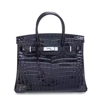 Новая кожаная сумка яркая лакированная кожа крокодила серебряные кнопки сумка через плечо 25x14x19cm кофейный