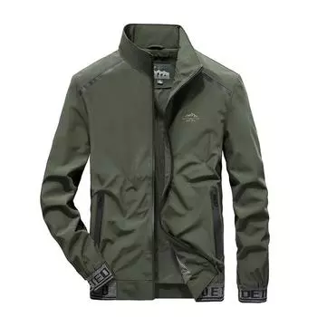 Новая красивая мужская куртка большого размера, тонкая, приталенная, повседневная куртка в корейском стиле, мужская одежда на весну и осень, осенние топы для мужчин M