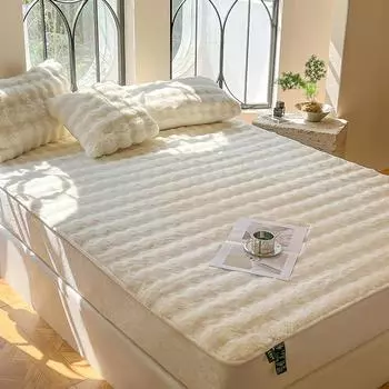 Новая красивая однотонная бархатная простыня с большим пузырьком и молочным кроликом, бархатная простыня в прямом эфире, хит продаж, теплое плюшевое покрывало на кровать 120x200cm