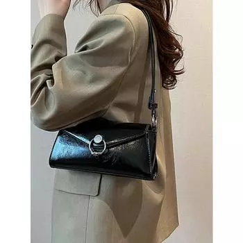 Новая красная сумка на одно плечо из искусственной кожи с модным дизайном и клапаном, небольшая квадратная сумка для женщин на каждый день