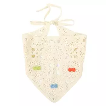 Новая красочная повязка на голову с бантом, вязаная повязка на голову, треугольный платок для волос, эластичная косынка для волос, косынки для волос, аксессуары для волос