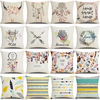 Новая креативная модная подушка, наволочка для диванной подушки, наволочка для квадратной подушки, наволочка для подушки, в комплект не входит наполнитель подушки 45*45cm