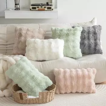 Новая креативная модная подушка, наволочка для диванной подушки, наволочка для квадратной подушки, наволочка для подушки, в комплект не входит наполнитель подушки 30*50cm белый