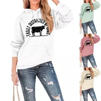 Новая креативная модная толстовка осенняя женская толстовка осенне-зимняя женская утолщенная толстовка куртка зимняя толстовка большого размера S