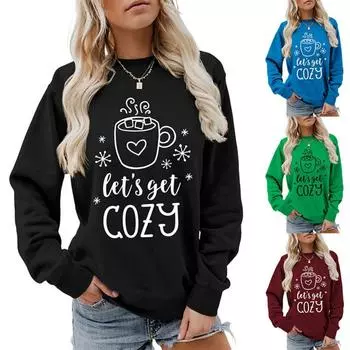 Новая креативная модная толстовка осенняя женская толстовка осенне-зимняя женская утолщенная толстовка куртка зимняя толстовка большого размера S