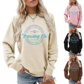 Новая креативная модная толстовка осенняя женская толстовка осенне-зимняя женская утолщенная толстовка куртка зимняя толстовка большого размера S