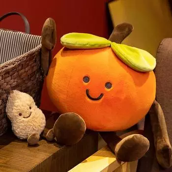 Новая креативная плюшевая игрушка Lucky Persimmon Peanut, милая милая кукла Persimmon, забавная тряпичная кукла 15cm