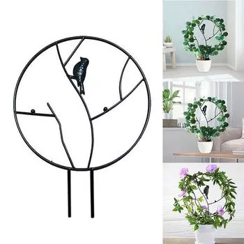 Новая креативная железная стойка для восхождения на лозу, решетка для овощей, опора для растений, рамка для цветов, декоративные садовые инструменты