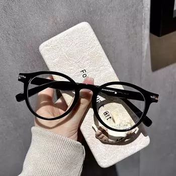 Новая круглая маленькая оправа в стиле ретро, очки для близорукости, оправа для очков в корейском стиле, художественная оправа для очков, женские очки с защитой от синего света, мужские очки