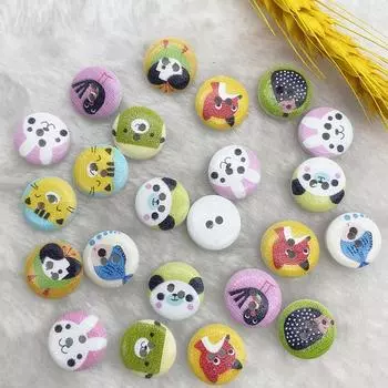 Новая круглая пуговица 15 мм с несколькими монограммами, разноцветные узоры, пуговицы, любовь, скрапбукинг, свадебные украшения, швейные принадлежности