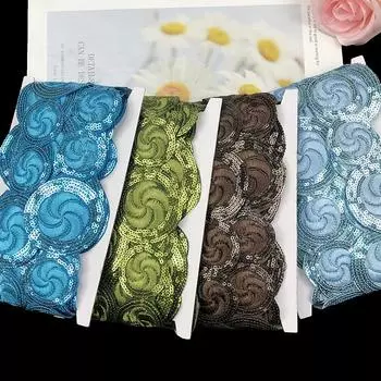 Новая кружевная юбка с этнической вышивкой 6 см Diy Miao Buyi, аксессуары для костюмов, кружево 6 ярдов 6cm/a piece of 6 yards