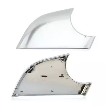 Новая крышка основания зеркала заднего вида автомобиля, хромированная крышка наружного зеркала двери, нижняя крышка, подходит для Tesla Model 3 2017-2024, автомобильные аксессуары