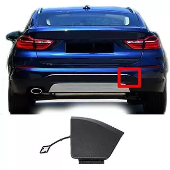 Новая крышка заглушки буксировочного крюка заднего бампера 51127338754 для BMW X4 F26 2015-2018