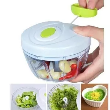 Новая кухонная дробилка для салата, кухонный комбайн, ручная мясорубка, дробилка, измельчитель зелёный