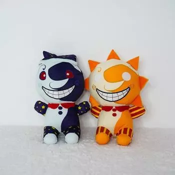 Новая кукла-клоун Sundrop FNAF Final BOSS Cartoon Plush Toy 25cm