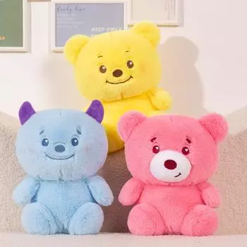 Новая кукла Ledi, милый плюшевый медведь, мягкая игрушка, кукла, мягкий и милый медведь-клубника, синий монстр, машина для захвата 23cm