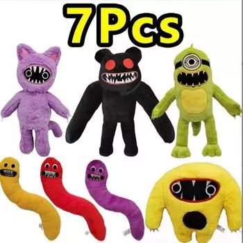 Новая кукла-монстр Joyville Happy Valley Teeth Baring, игра-ужас с динозавром, периферийные плюшевые игрушки 22cm 145g