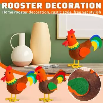 Новая кукла на День благодарения, мультяшная имитация, кукла-цыпленок, петух, курица, декоративные украшения One Size