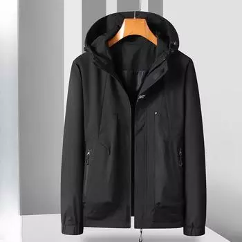 Новая куртка для активного отдыха для мужчин и женщин, осенне-зимняя, ветрозащитная, однотонная, тонкая, для альпинизма, для пар XS чёрный