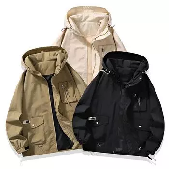 Новая куртка для активного отдыха, куртка для походов, мужская куртка для гор в стиле Гонконга, верхняя часть, сращивающаяся куртка M