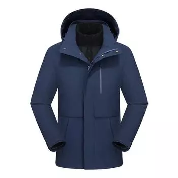 Новая куртка для мужчин и женщин, 90% белого гусиного пуха, теплая, три в одном, водонепроницаемая, ветрозащитная и клееная куртка для альпинизма для пар S