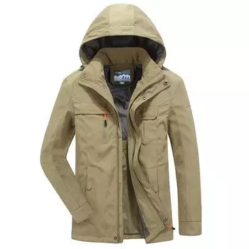 Новая куртка мужская пальто повседневная мужская свободная большого размера с капюшоном куртка для работы на открытом воздухе мужская тонкая ветровка M