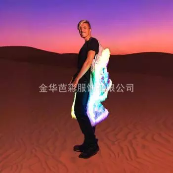 Новая куртка со светодиодными блестками, европейский и американский карнавал на Хэллоуин, рождественский косплей, анимационный костюм, мужской костюм для выступлений Europe, America XXS